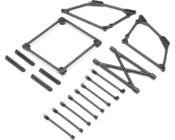 Top Wing Mount Set Black: 22S Sprint photo