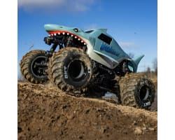 1/18 Mini LMT Megalodon 2S 4X4 RTR Brushed Monster Truck Battery photo