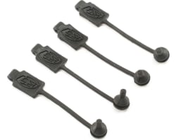 Black Body Clips 27.3mm long 7.3mm wire (4) photo