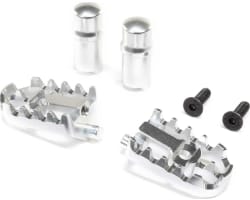 Aluminum Foot Pegs Silver: PM-MX/SM photo
