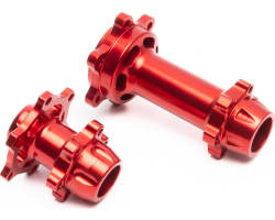 Aluminum Hub Set Machined Red: PM-MX photo