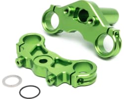 Aluminum Triple Clamp Set Green: PM-MX/SM photo