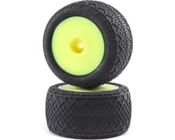 LOS41008 BK Bar Tires Fr/Rr Mounted Yellow: Mini-T 2.0 photo