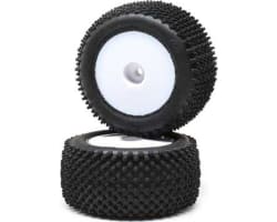 Pin Tires Rear Mounted White 2 : Mini-T 2.0 photo