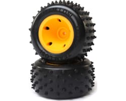 6 Row Rear Tires Mounted Orange 2 : Mini JRXT photo