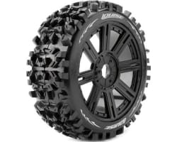 B-Pioneer 1/8 Off-Road Buggy Tires 17mm Hex Mounted On Black S photo