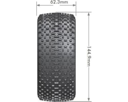 T-Pirate 1/8 Off Road Truggy Tires Super Soft Unmounted Front/Re photo