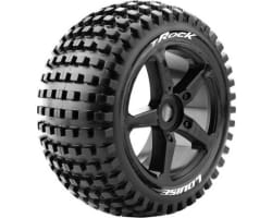 T-Rock 1/8 Off-Road Truggy Tires 0 Offst 17mm Mntd On Blk (2) photo