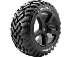 T-Apollo 1/8 Off-Road Truggy Tires 0 Offset 17mm Mounted (2) photo