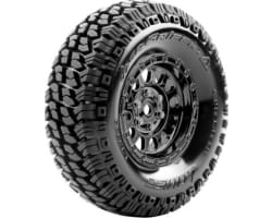 Cr-Griffin 1:10 1.9 Crawler Class 1 Tires 12mm Hex On Black Chr photo
