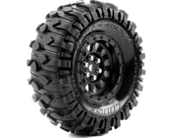 Cr-Rowdy 1:10 1.9 Crawler Class 1 Tires 12mm Hex On Black Rim photo