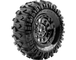Cr-Rowdy 1:10 1.9 Crawler Class 1 Tires 12mm Hex On Black Chrom photo