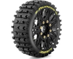 Mft B-Pioneer Soft 1/8 Buggy Tires, 17mm Hex, 0 & 1/2 Offset, Mo photo