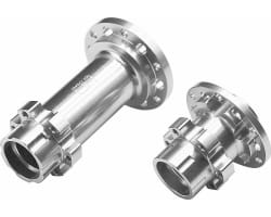 CNC Aluminum Hub Set Silver: PM-MX photo
