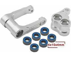 Bearing Aluminum Knuckle & Pull Rod Silver: PM-MX photo