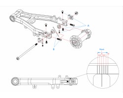 Aluminum Chain Tension Swing Arm PM-MX photo
