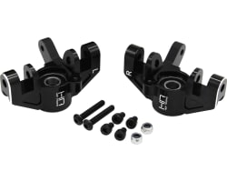 Black Aluminum front HD steering spindles - Super Rock Re photo