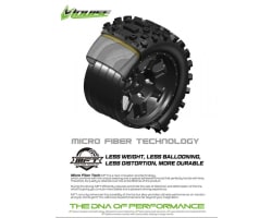 X-Rocket Tires On Black Wheels for Arrma Kraton 8s (Mft) (2) Bel photo