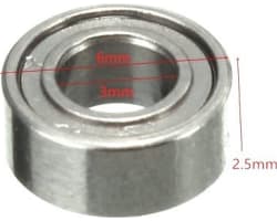 3x6x2.5mm Ball Bearing (4) photo
