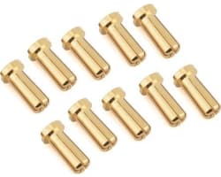 Maclan Max Current 5mm Low Profile Gold Bullet Connectors 10 pie photo