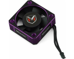 30mm Aluminum V2 Hurricane Hv Fan (Black/Purple) photo