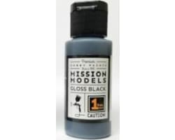 Acrylic Model Paint 1 Oz Bottle Gloss Black Base for Chrome photo