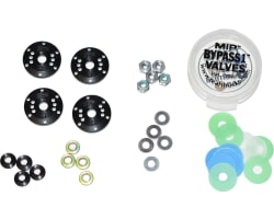 Bypass1? Tapered Hi-Flow Piston Kit 6-Hole x 1.3mm 1/8th Scale photo