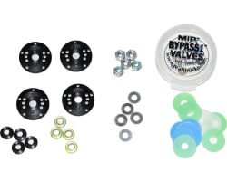 Bypass1? Tapered Hi-Flow Piston Kit 5-Hole x 1.3mm 1/8th Scale photo