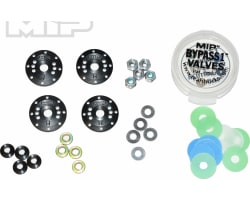 Bypass1? Tapered Hi-Flow Piston Kit 8-Hole x 1.2mm 1/8th Scale photo