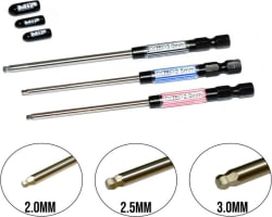Speed Tip Ball Hex Driver Wrench Set Metric 2.0/2.5/3.0mm 3 piec photo