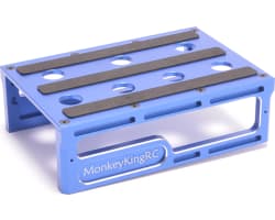 Aluminium Luxury Car Stand 1/10th - 1/8th - Blue photo