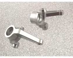 Silver Aluminum Knuckles (Uprights) Pair photo