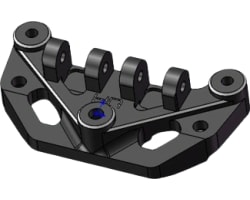Aluminum Axle Upper Link Mount: Mini LMT photo