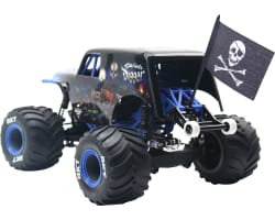 1/18 jolly roger flag W/Alum. Mount Grom photo