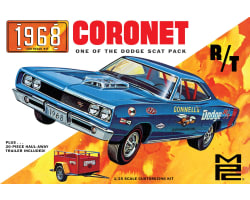 1:25 1968 D0DGE Coronet Hardtop w/ Trailer photo