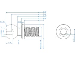 stainless Steel Ball Stud Mini-T2 JRX2 JRXT Drag photo