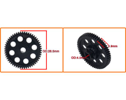 direct drive Steel Spur Gear 55t 0.5M : Mini-Drag photo