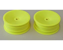 2WD Front Wheels 2.2in 12mm Hex 2 pieces. (Yellow): Msb1 photo
