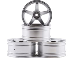 5 Spoke Wheel Set (Flat Silver) (4) photo