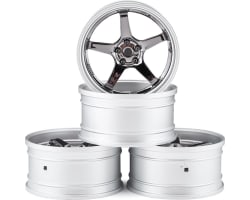 GT Wheel Set (Matte Silver/Black Chrome) (4) photo