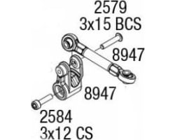 Aluminum Fixed Link Steering 25t Servo Arm photo