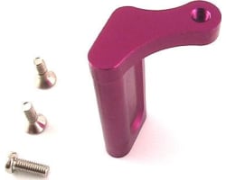 Purple Aluminum Fuel Tank Mounting Bracket photo