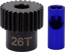 26t Steel 48p Pinion Gear 5mm or 1/8 photo