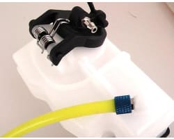 Blue Alum. Fuel Line Retainers (6) photo