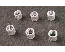 Silver Alum. Fuel Line Retainers (6) photo