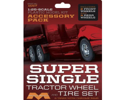 Super Single Tractor Wheel & Tire Set 1/25 Scale photo