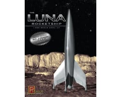 1/350 Chrome Plated Luna Rocketship Model Kit photo