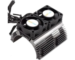 Powerhobby Heat Sink w Twin Fans 8th Scale Gunmetal photo