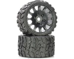Raptor Belted Monster Truck Wheels/Tires Pr. -Sport Medium Compo photo