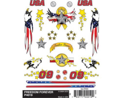 Dry Transfer Decals Freedom Forever photo